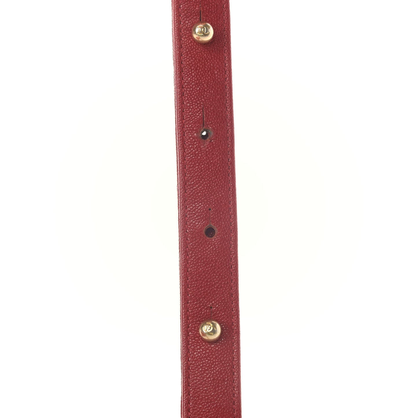 Caviar Quilted Small Boy Flap Red