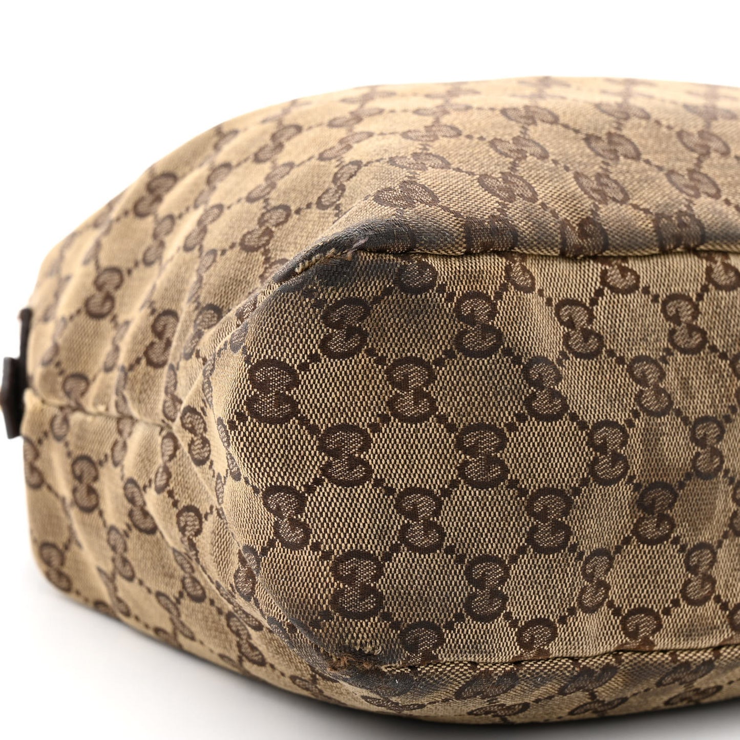 Monogram Medium Horsebit Chain Hobo Dark Brown