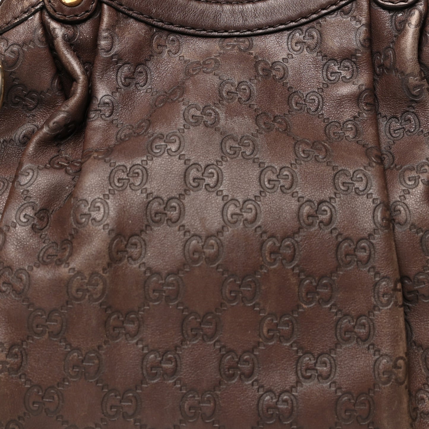 Guccissima Medium Sukey Tote Brown