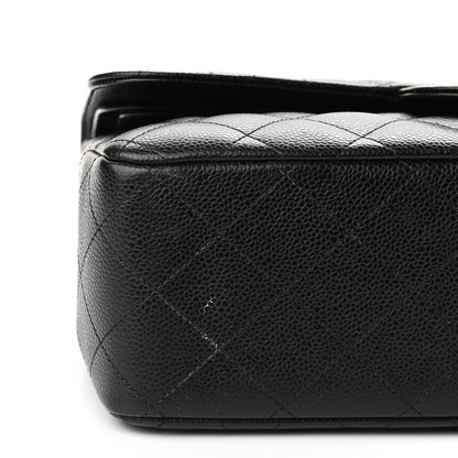 Chanel Caviar Quilted Jumbo Double Flap Black 10 of 13