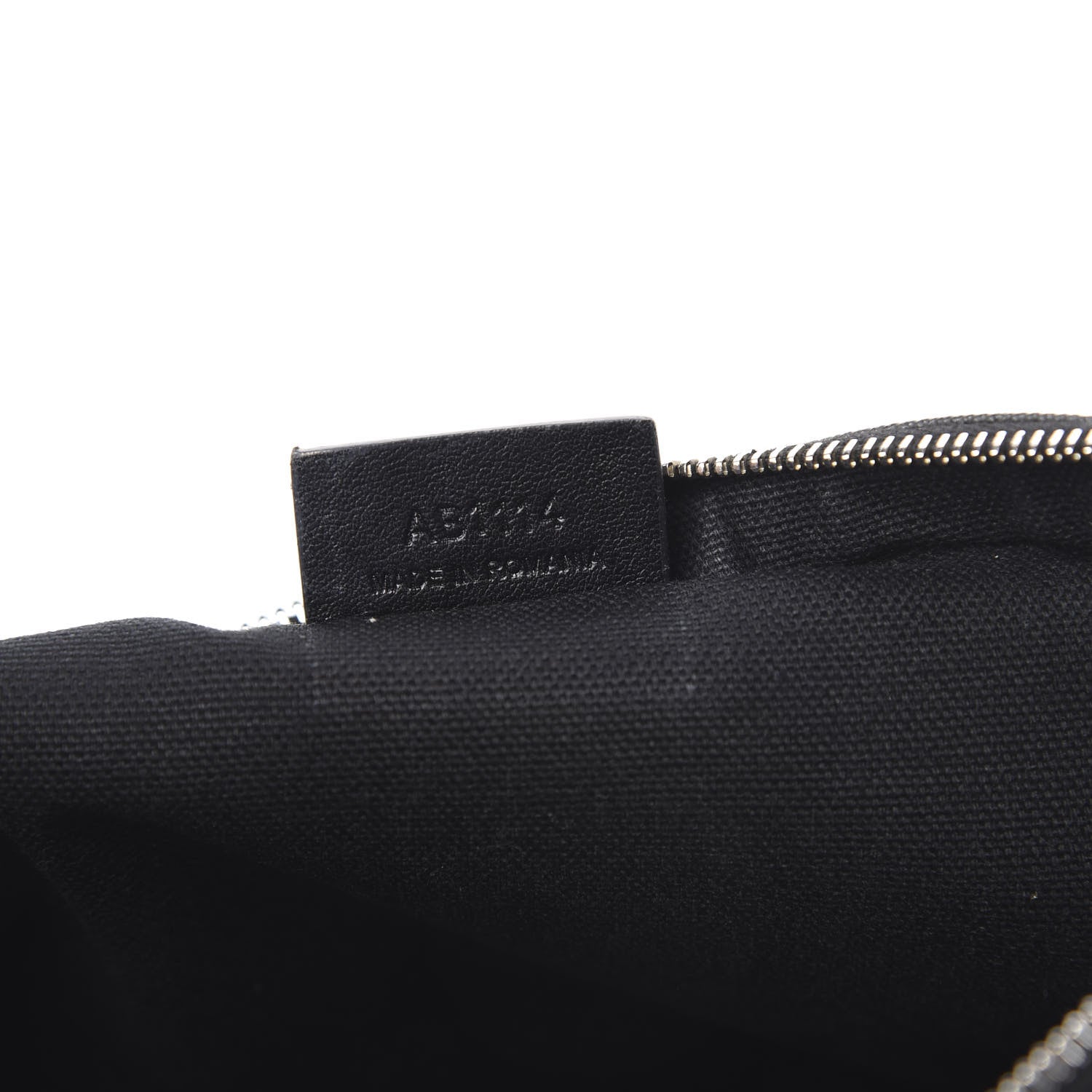 Givenchy Texutured Coated Canvas Rottweiler Print Medium Cosmetic Pouch Black 7 of 8