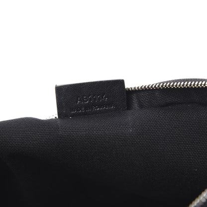 Givenchy Texutured Coated Canvas Rottweiler Print Medium Cosmetic Pouch Black 7 of 8