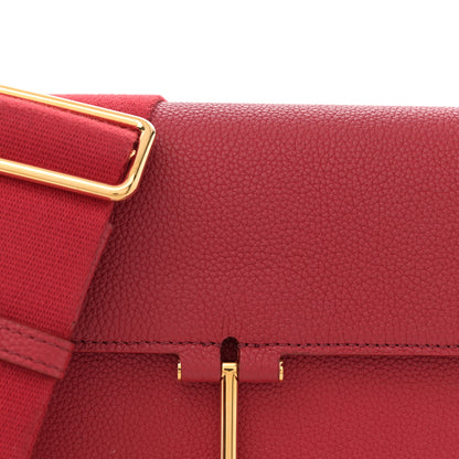 Tom Ford Calfskin Small T Clasp Tara Crossbody Bag Jungle Red 7 of 10