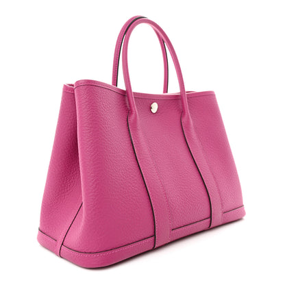 Hermes Vache Country Garden Party 30 TPM Rose Pourpre 4 of 12