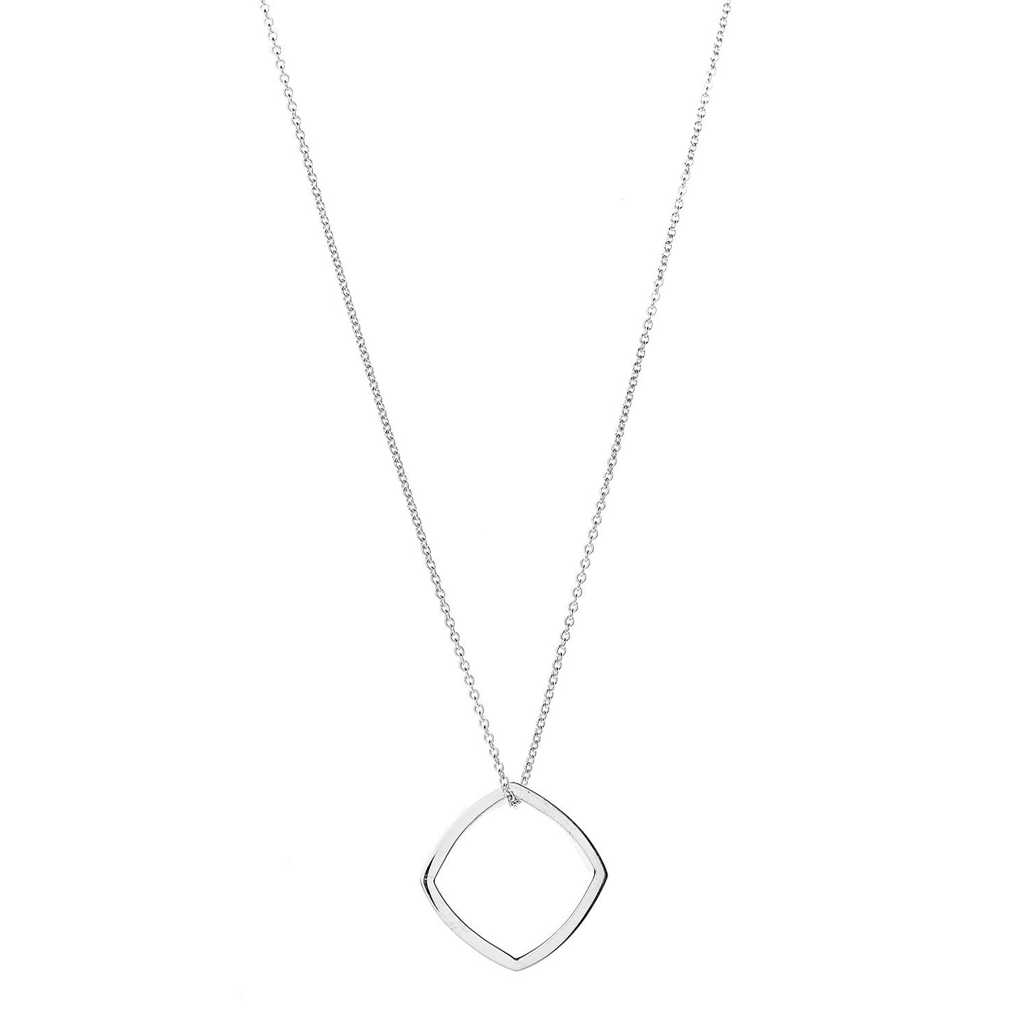 Sterling Silver Frank Gehry Torque Pendant Necklace