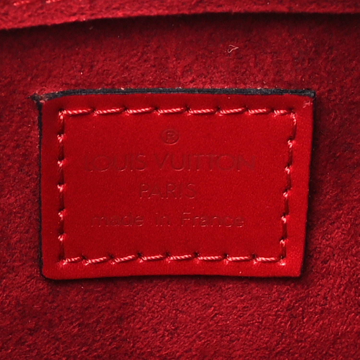Louis Vuitton Epi Pont-Neuf Castillan Red 6 of 8