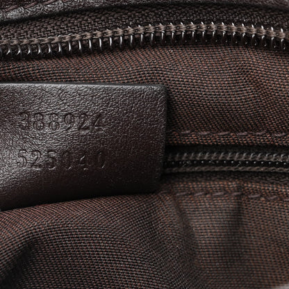 Gucci GG Plus Monogram Medium Flat Messenger Bag Dark Brown 7 of 14