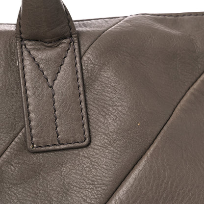 Saint Laurent Calfskin Sac Hamptons Weekender Bag Taupe 15 of 18