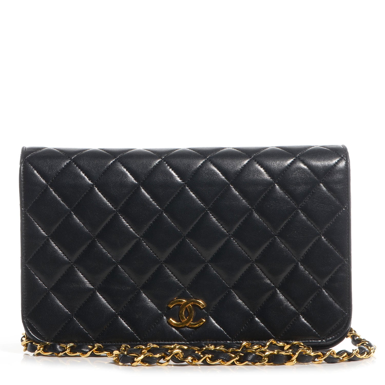 Chanel Lambskin Small Single Flap Black 1 of 7
