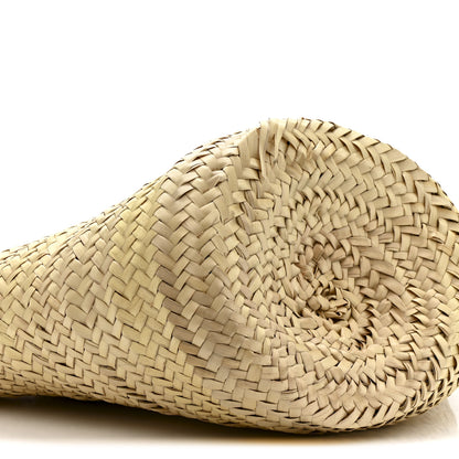 Christian Louboutin Woven Straw Loubishore Tote Red 9 of 11