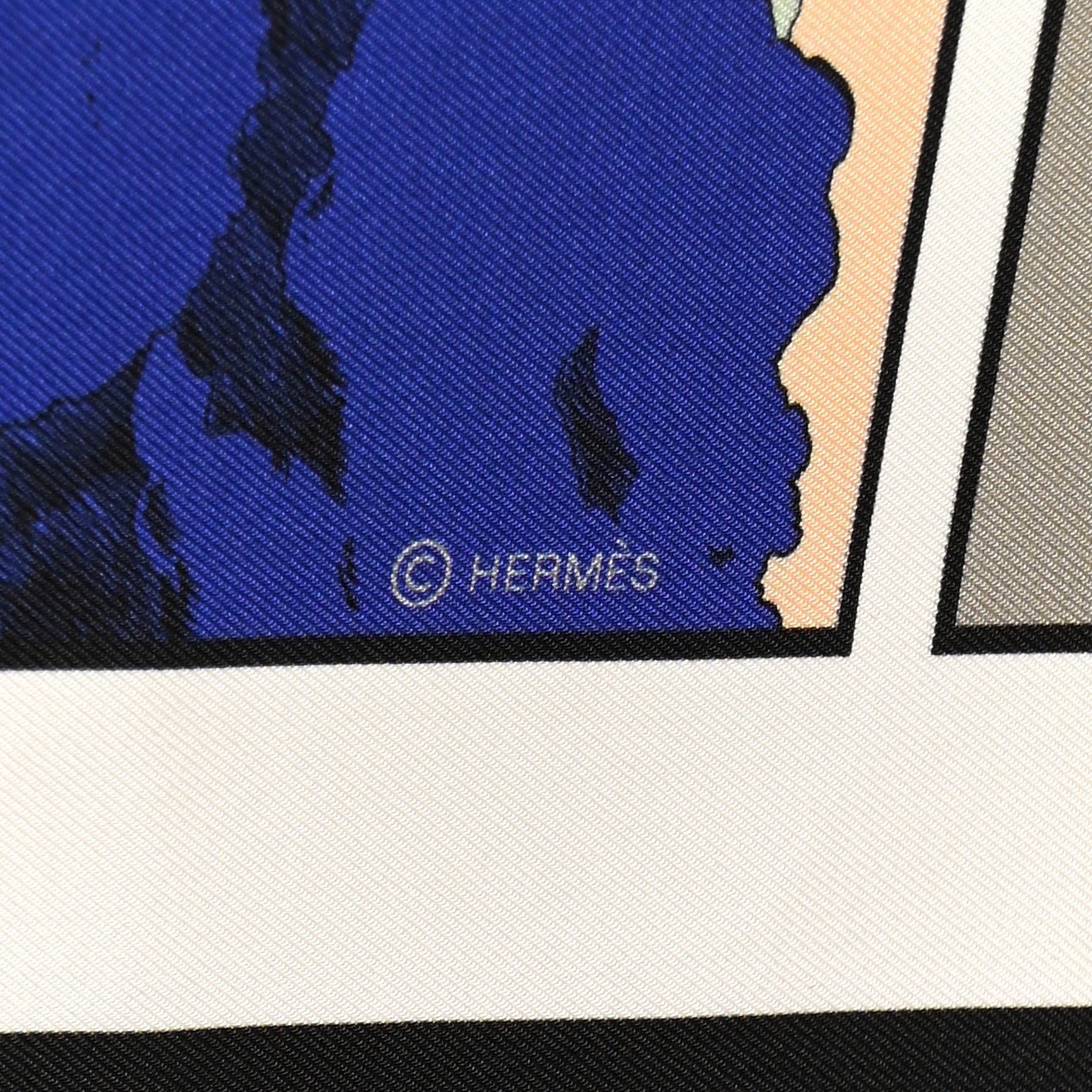 Hermes Silk Carre Wow Double Face Scarf 90 4 of 6