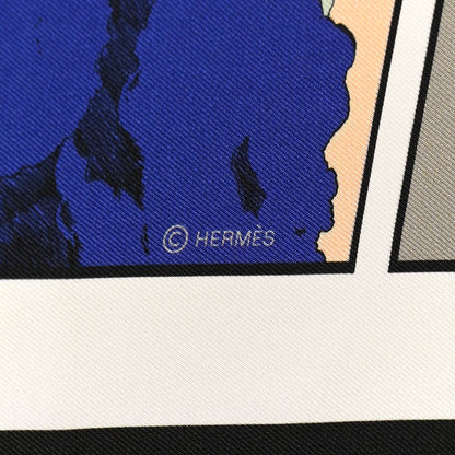 Hermes Silk Carre Wow Double Face Scarf 90 4 of 6
