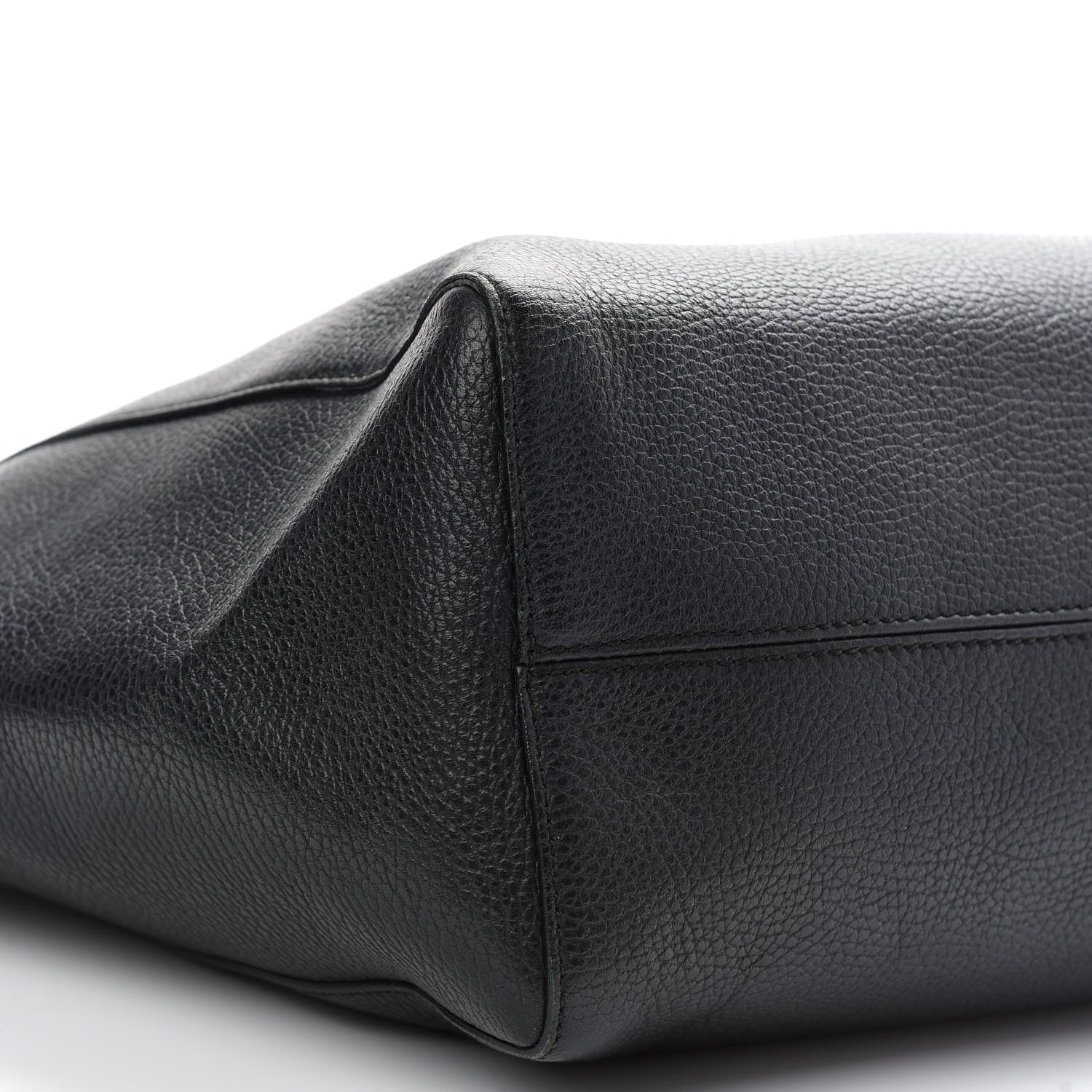Gucci Pebbled Calfskin Medium Swing Tote Black 7 of 14