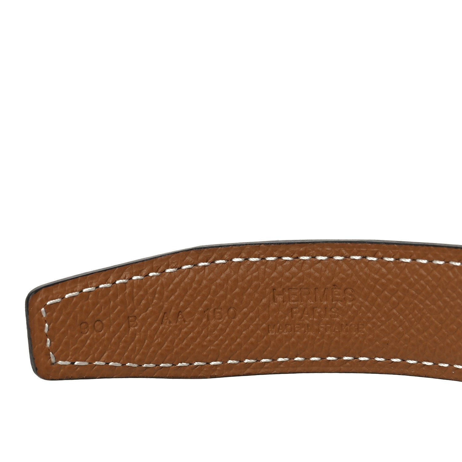 Hermes Epsom Swift 24mm Collier De Chien CDC Belt 90/36 Black Gold 5 of 5