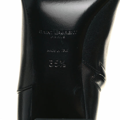 Saint Laurent Calfskin Loulou 70 Ankle Boots 35.5 Black 6 of 8
