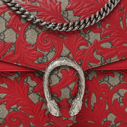 Gucci GG Supreme Monogram Arabesque Medium Dionysus Shoulder Bag Hibiscus Red 8 of 10