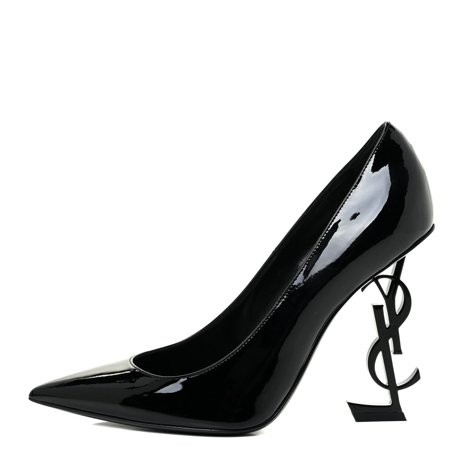Saint Laurent Patent Opyum 110 Pumps 38 Black 1 of 16