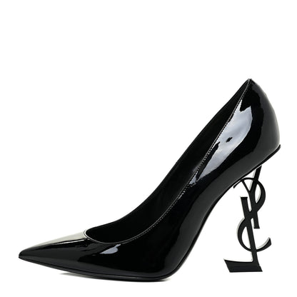 Saint Laurent Patent Opyum 110 Pumps 38 Black 1 of 16