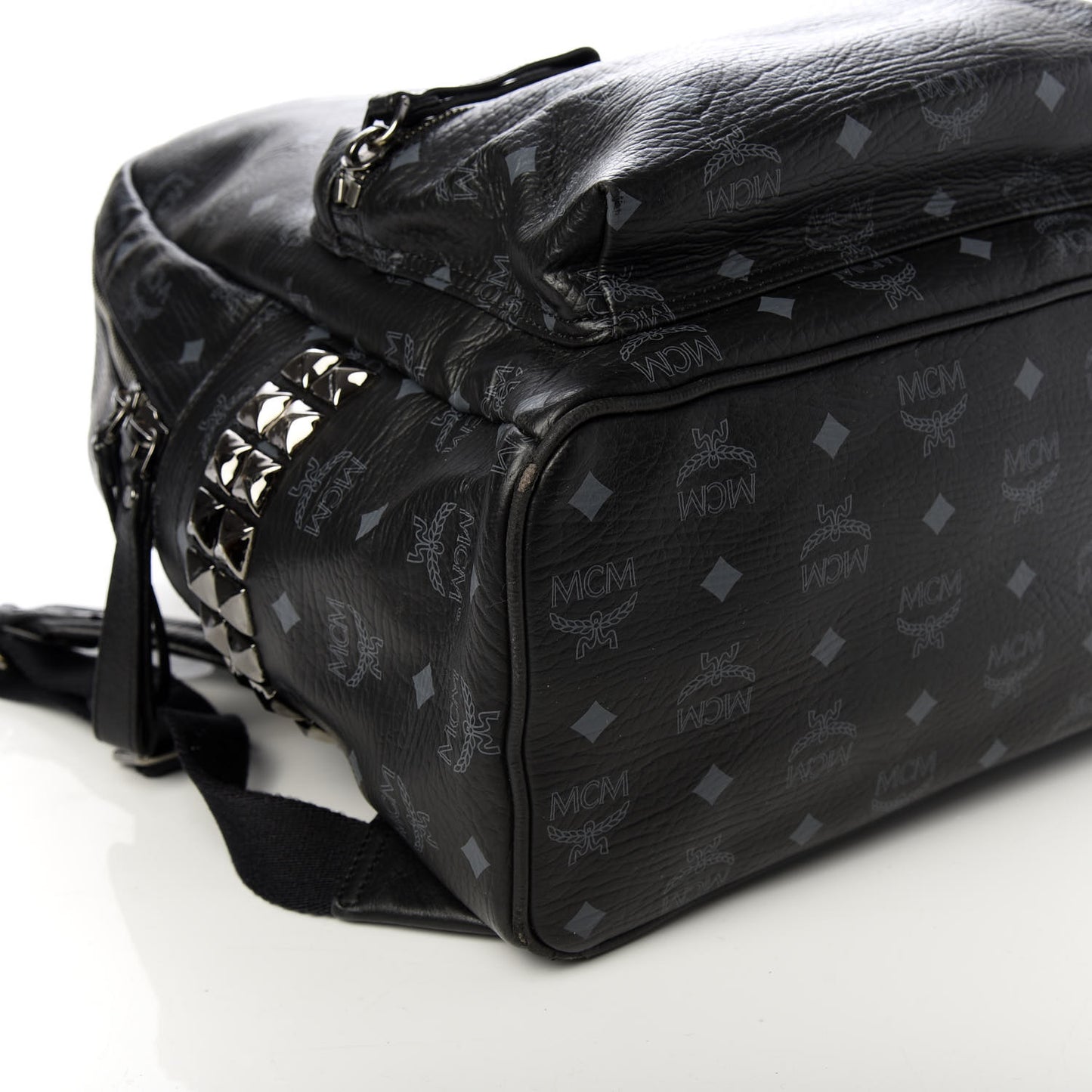 Visetos Medium Side Studs Stark Backpack Black
