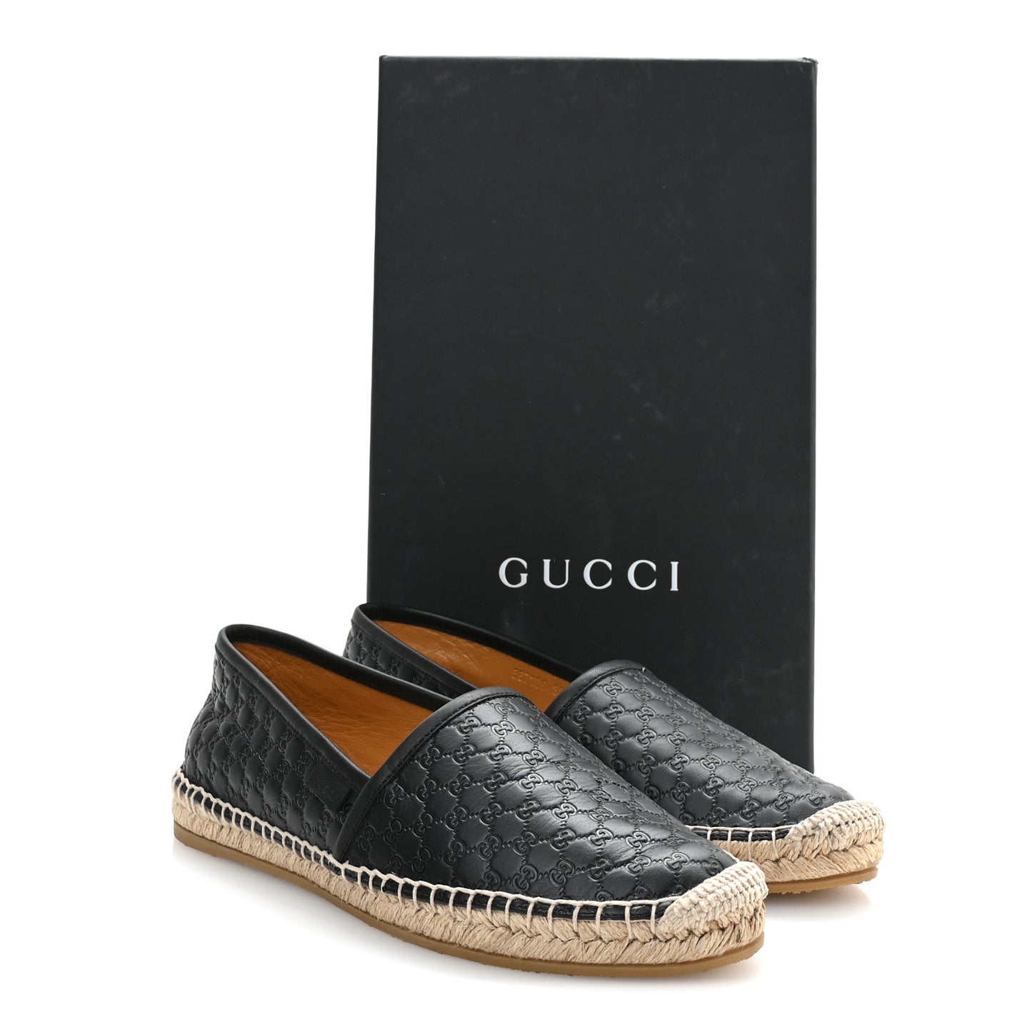 Microguccissima Signature Espadrilles 38.5 Black