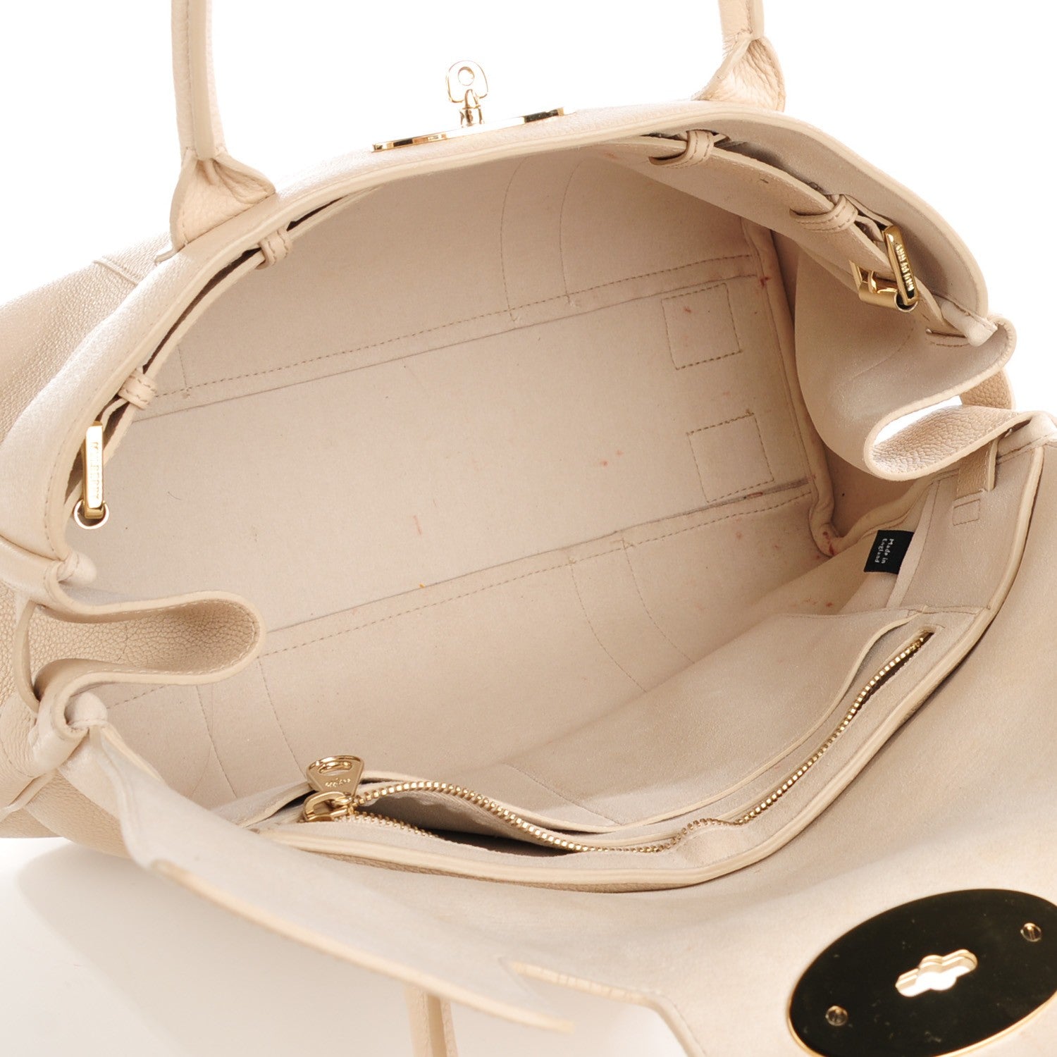 Mulberry Small Classic Grain Bayswater Buttercream 5 of 9