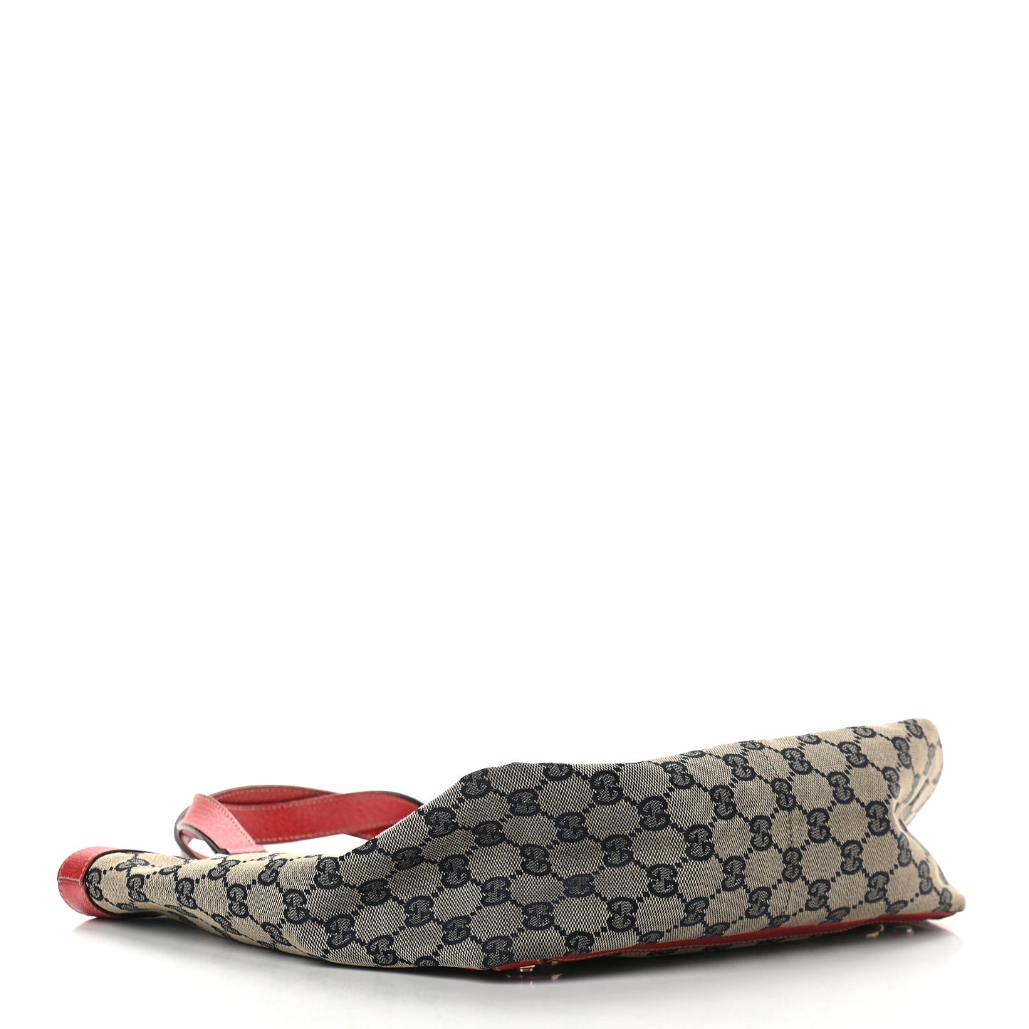 Monogram Small AbbeyTote Navy Red