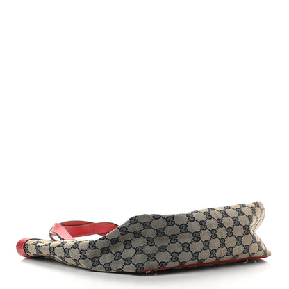 Gucci Monogram Small AbbeyTote Navy Red 4 of 9