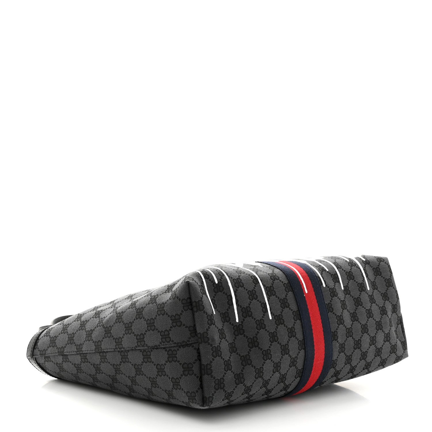 Gucci X BALENCIAGA BB Monogram Web Graffiti Medium Ophidia