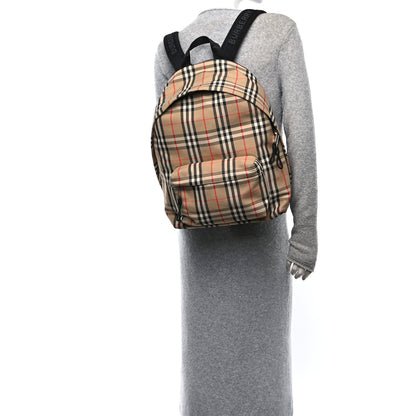 Burberry Vintage Check Jett Backpack Archive Beige 2 of 9
