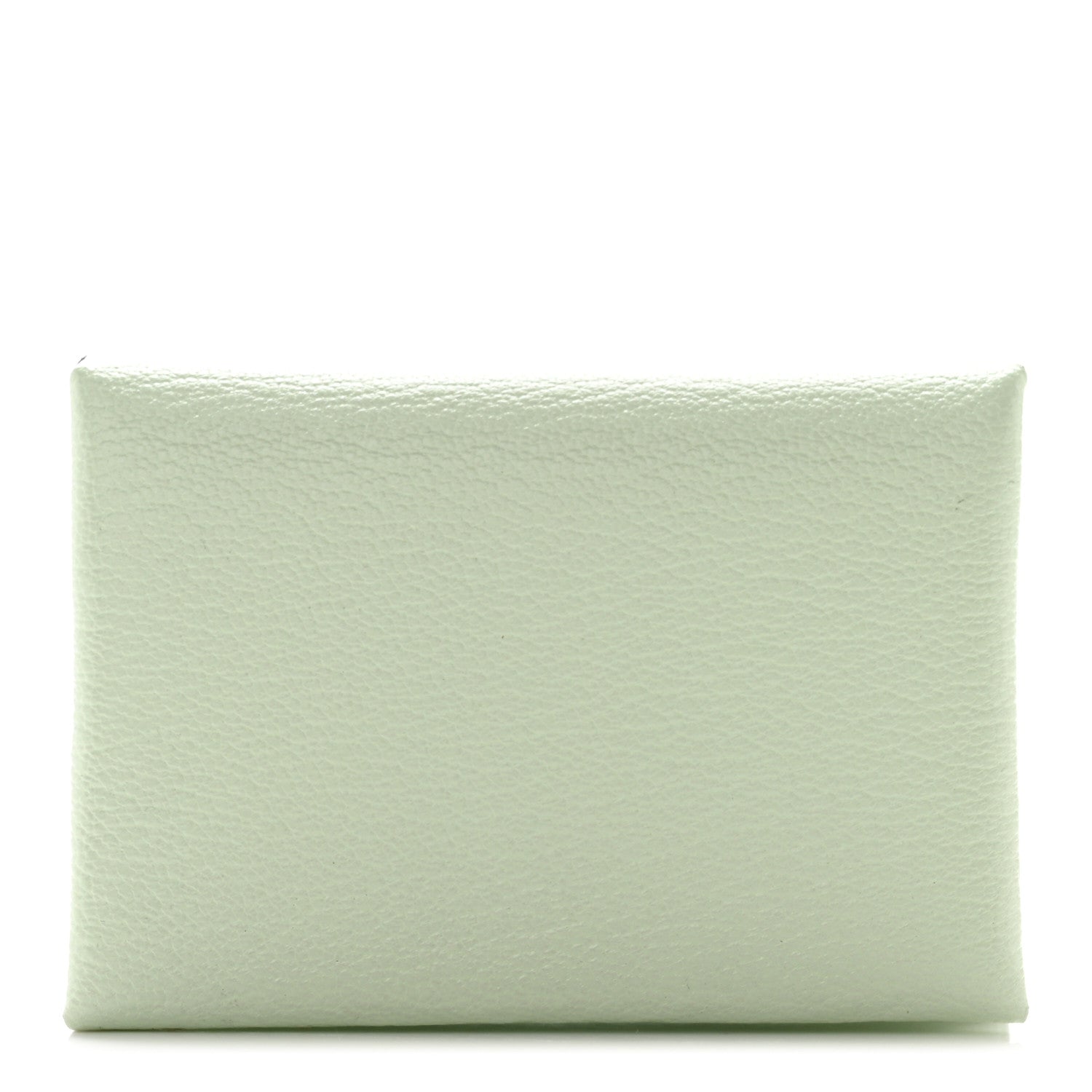 Hermes Chevre Mysore Verso Calvi Duo Card Case Vert Fizz Menthe 1 of 8