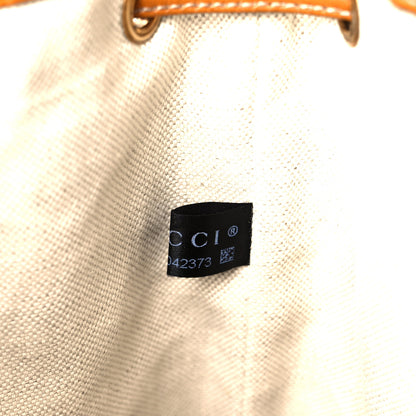Gucci X DISNEY Mini Vintage GG Supreme Monogram Bucket Bag Beige Vintage Sun Oil 6 of 11