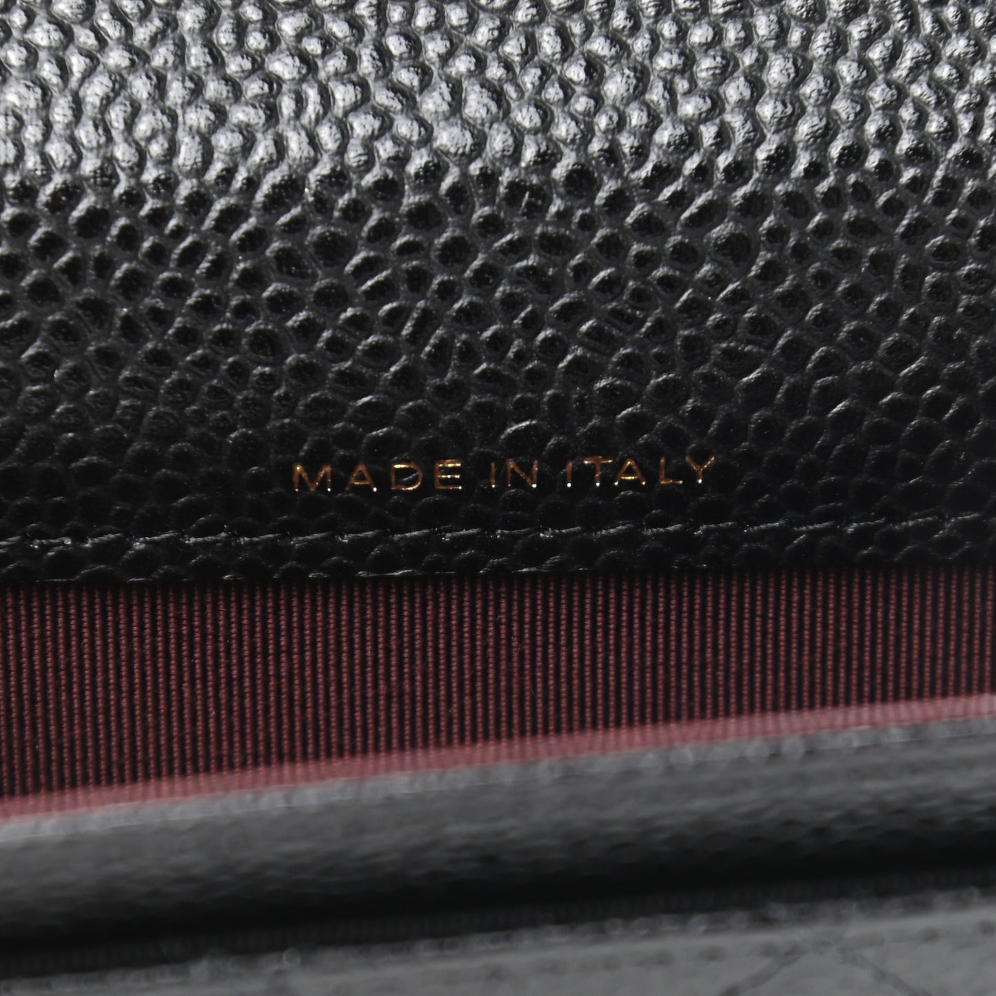 Caviar Quilted Flap Card Holder Wallet Black