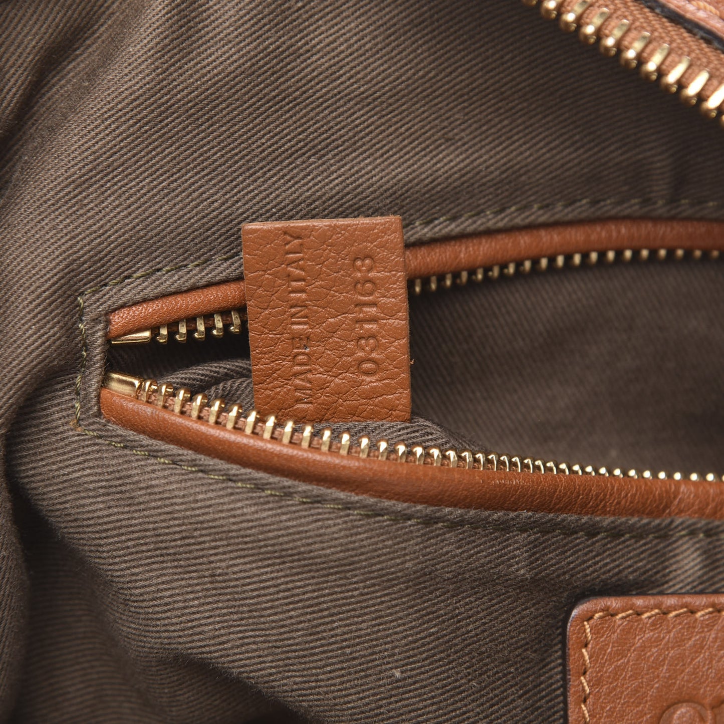 Calfskin Medium Marcie Satchel Tan