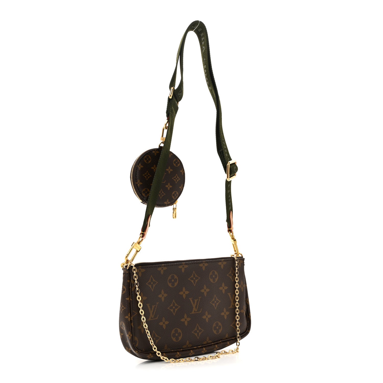 Louis Vuitton Monogram Multi Pochette Accessories Kaki 3 of 13
