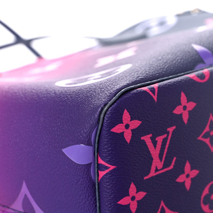 Louis Vuitton Monogram Giant Spring In The City Neverfull MM Midnight Fuchsia 7 of 10