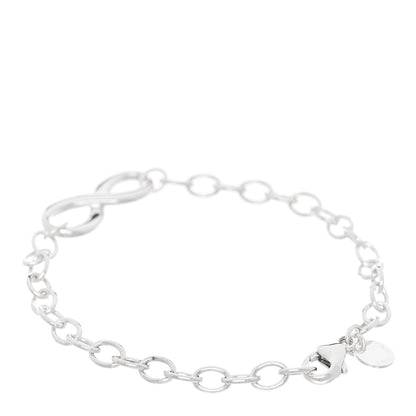 Tiffany Sterling Silver Infinity Chain Bracelet 2 of 5