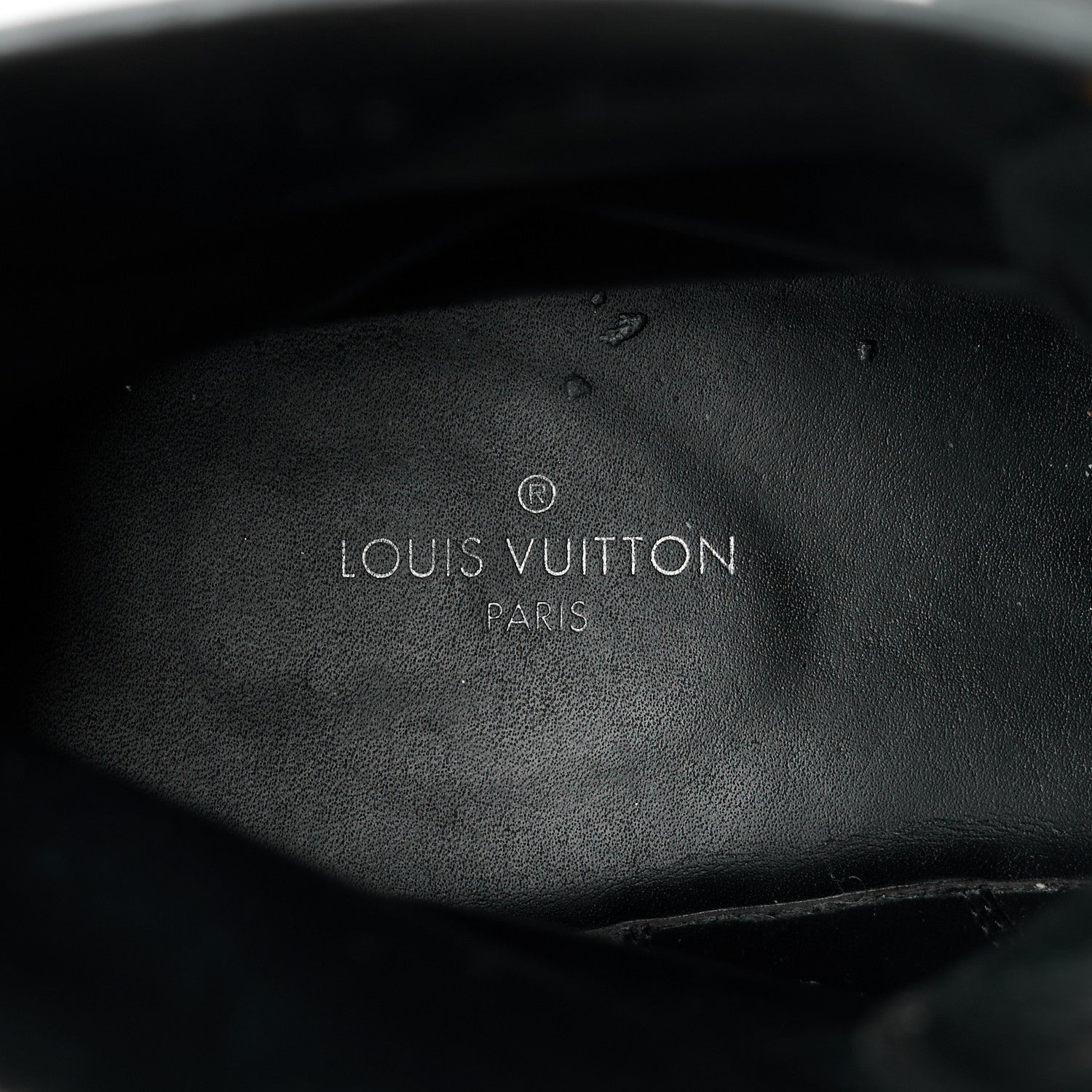 Louis Vuitton Calfskin Wonderland Flat Ranger Boots 37 Black 7 of 10