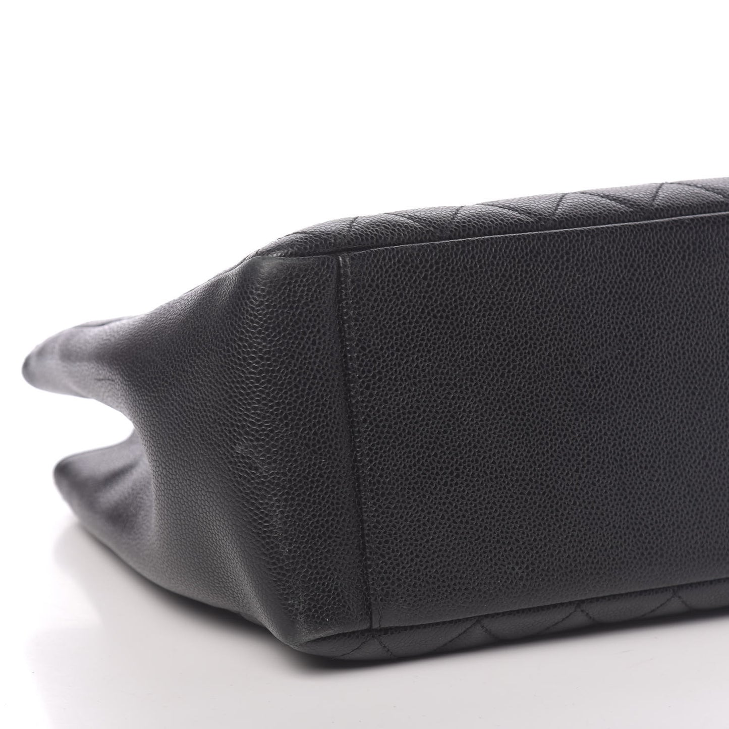 Caviar Quilted Grand Shopping Tote GST Black