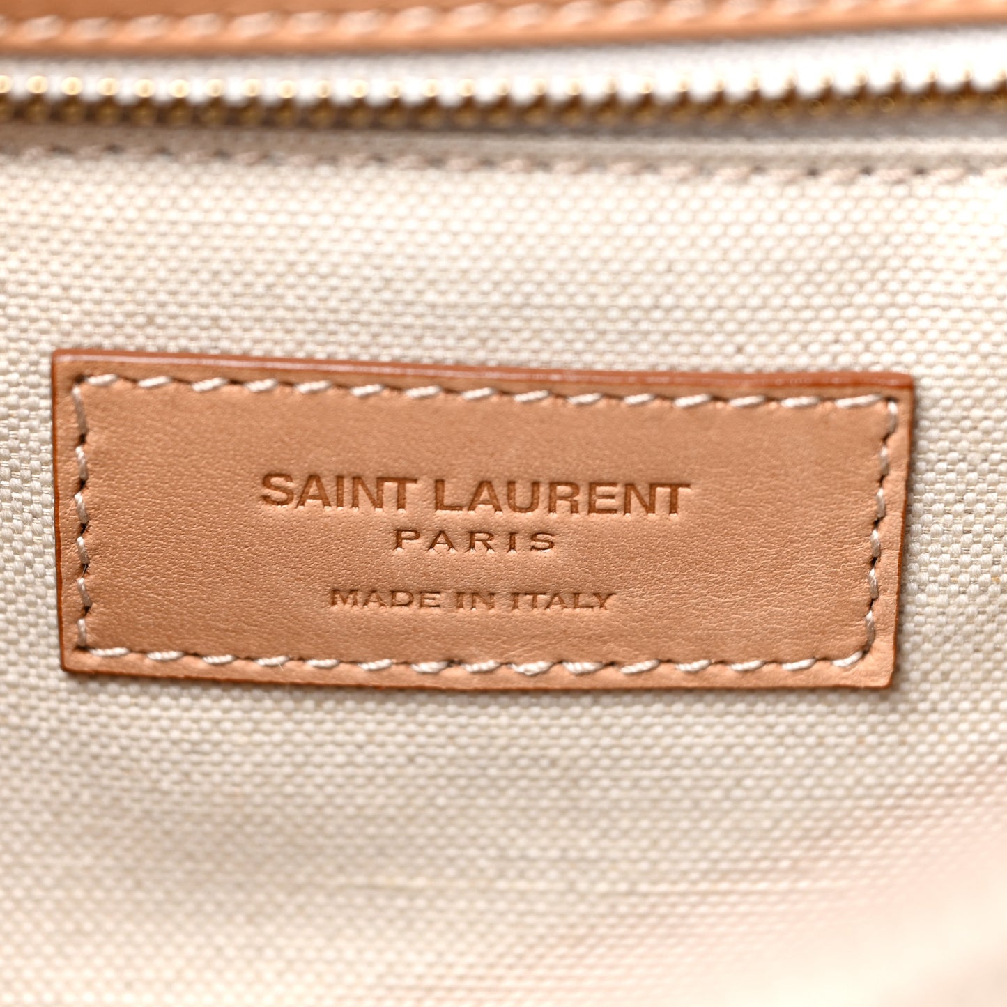 Cotton Canvas Vintage Calfskin Monogram Medium Niki Chain Satchel Cream Tan