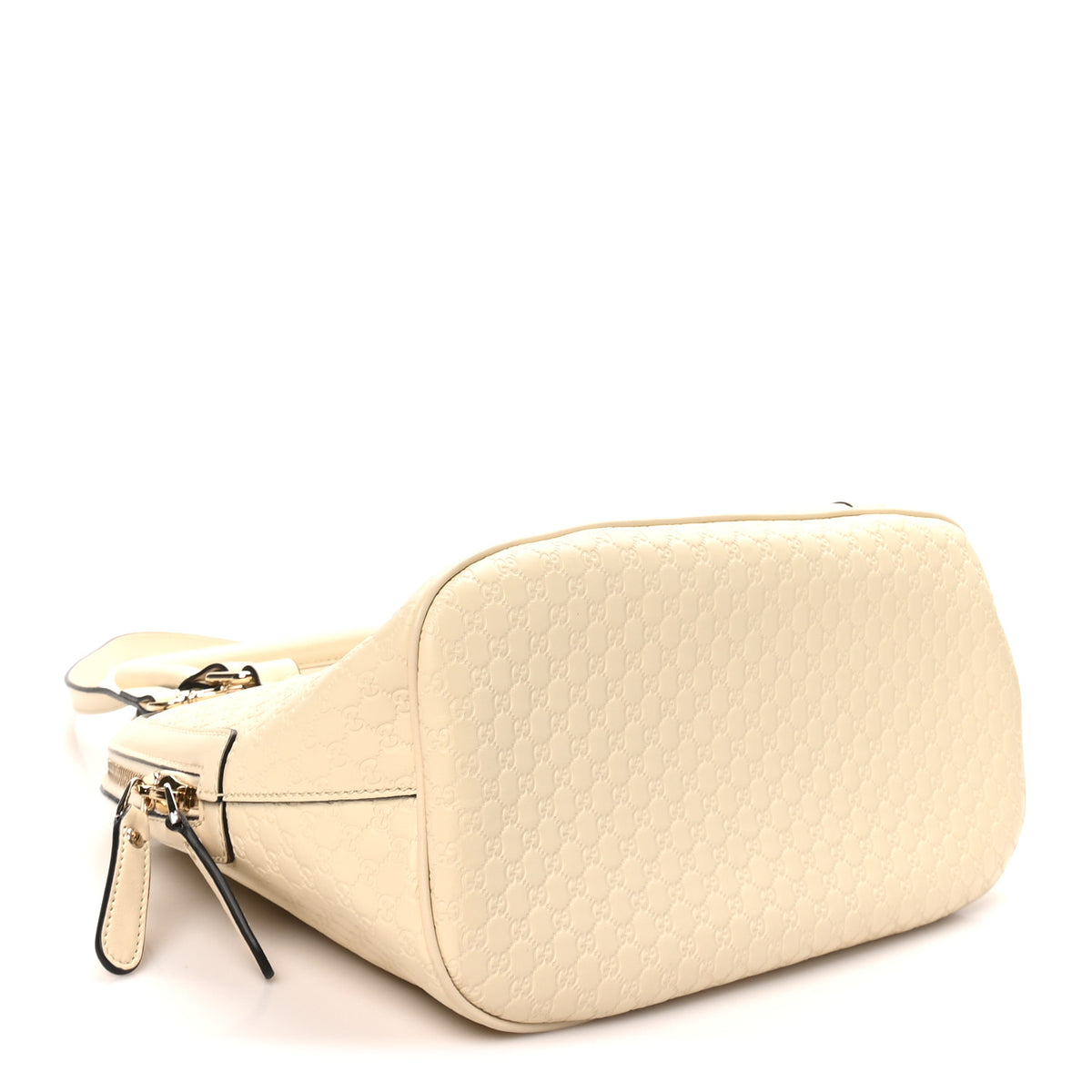 Soft Microguccissima Medium Dome Bag Ivoire