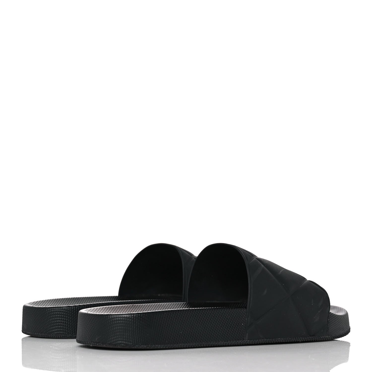 Bottega Veneta Rubber The Slider Sandals 41 Black 4 of 7