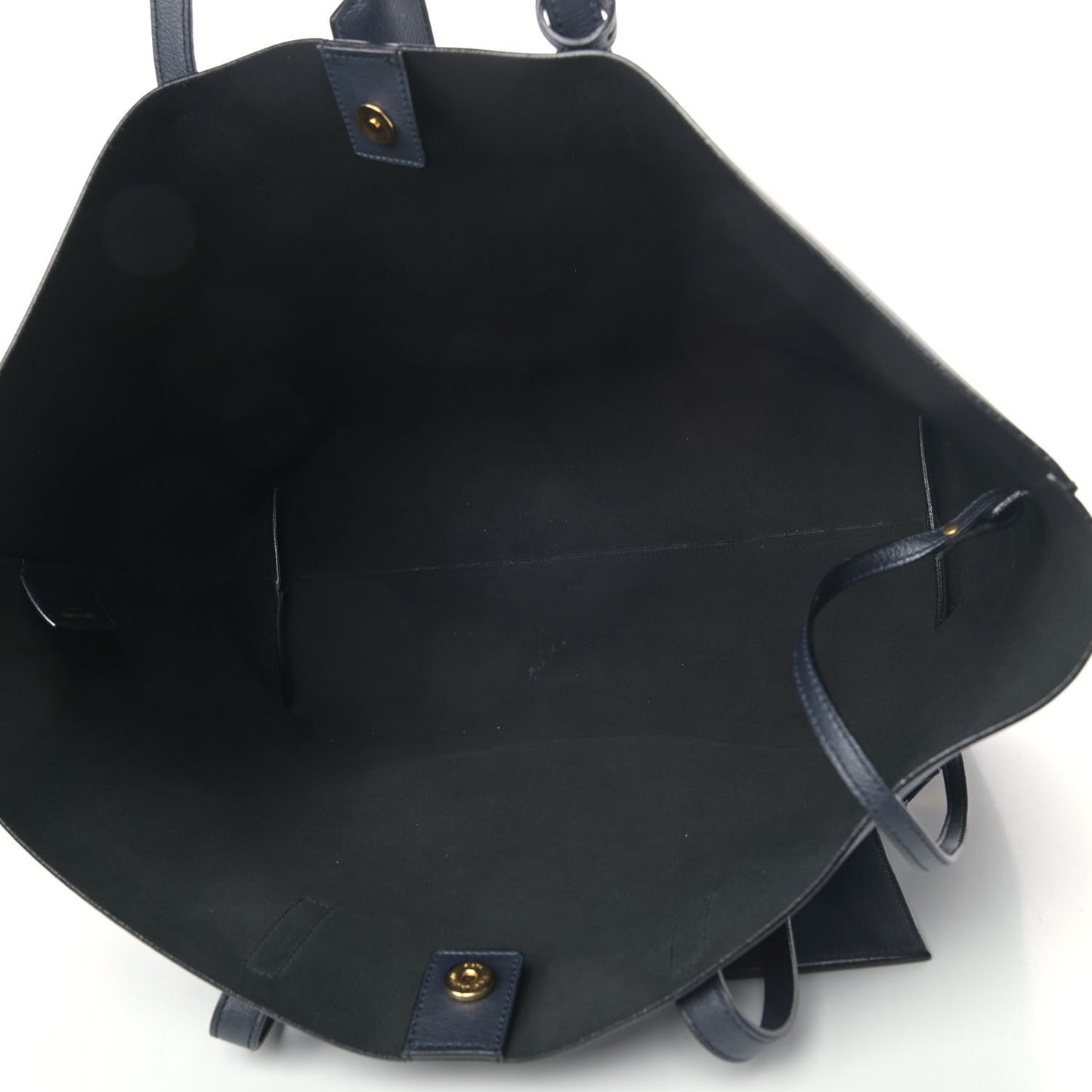 Calfskin Shopping Tote Navy