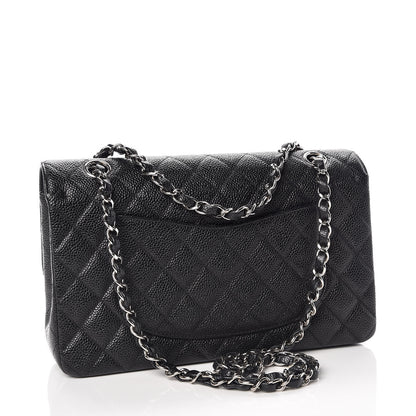 Chanel Caviar Quilted Medium Double Flap Black 3 of 10