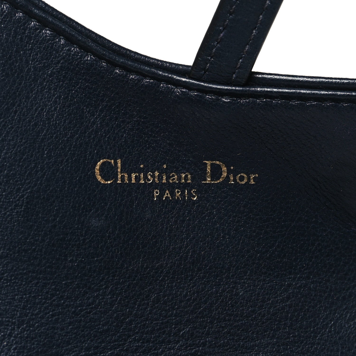 Christian Dior Oblique Nano Saddle Chain Pouch Blue 6 of 10