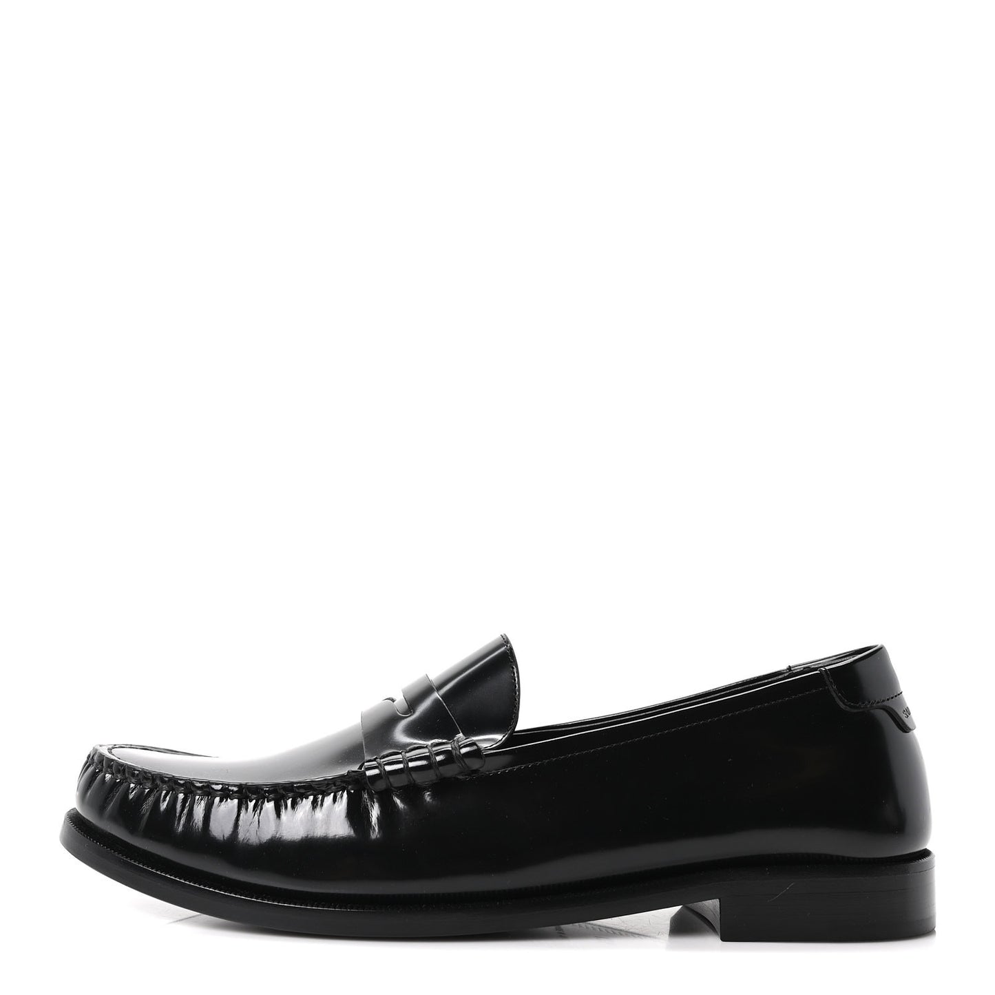 Magnum Lux Calfskin Mens Le Loafer 15 Moccassins 42.5 Black