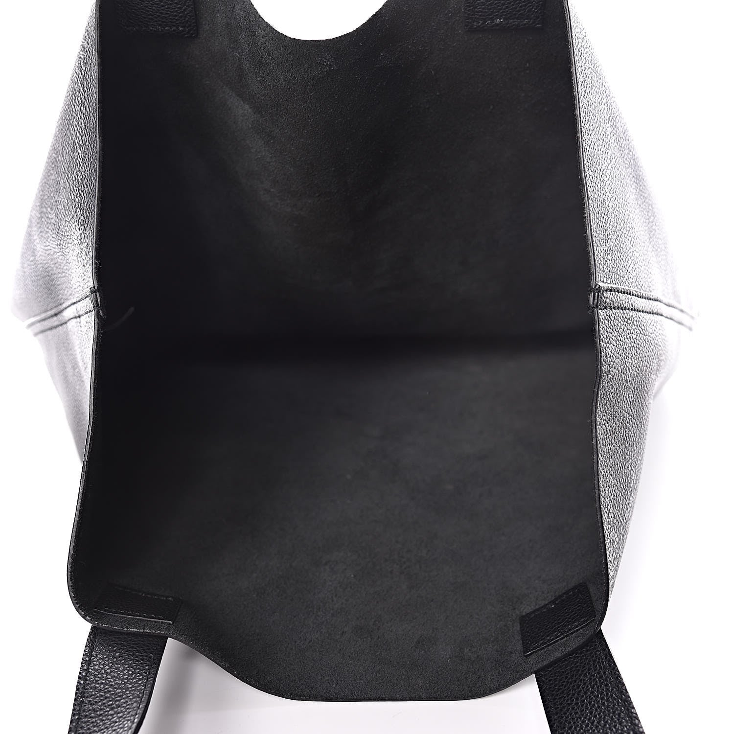 Gucci Calfskin Mens Logo Vertical Shopping Tote Black 7 of 11