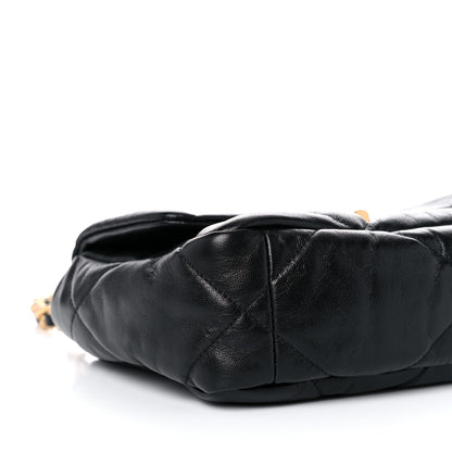 Chanel Goatskin Quilted Medium Chanel 19 Flap Black 8 of 12