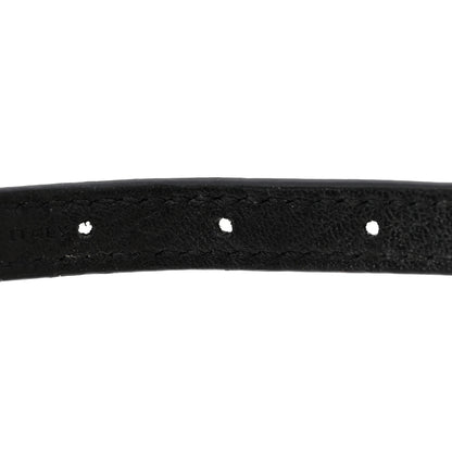 Fendi Calfskin Pearl Bracelet Black White Gold 10 of 10