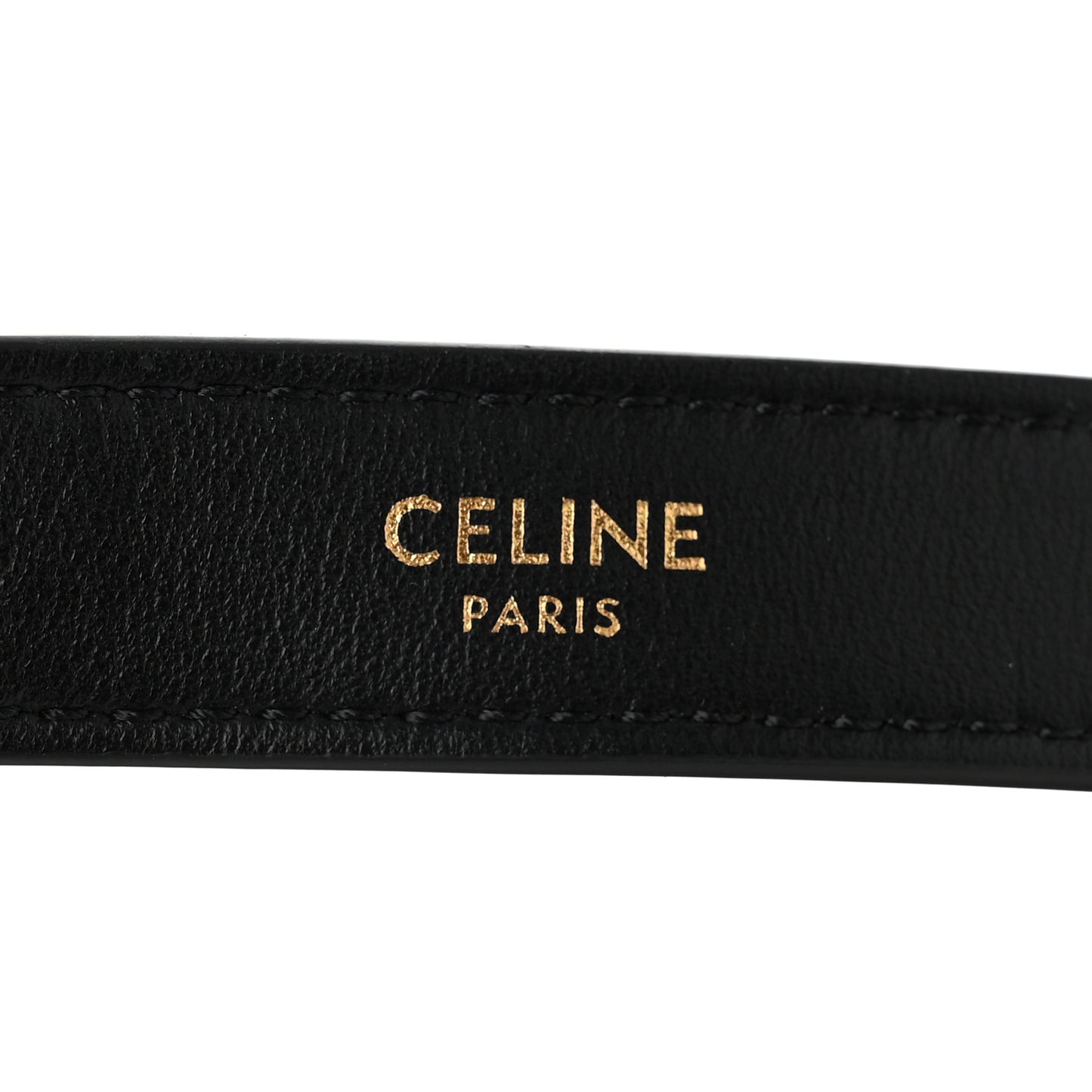 Smooth Calfskin Medium Strap Ava Triomphe Shoulder Bag Black