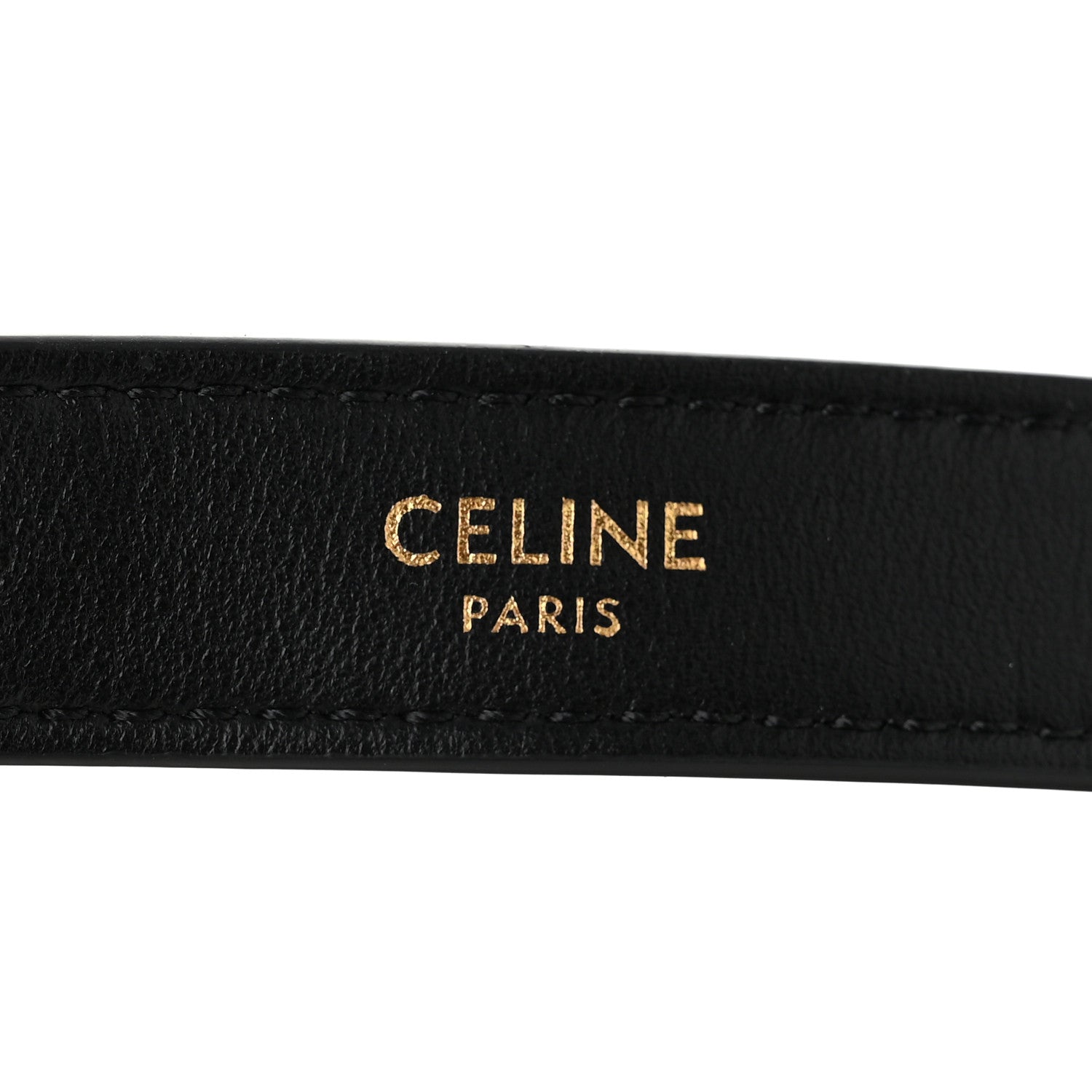 Celine Smooth Calfskin Medium Strap Ava Triomphe Shoulder Bag Black 6 of 11